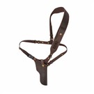 Cephane ile deri göğüs teçhizatı tabanca kılıfı